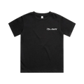 Black front flat lay