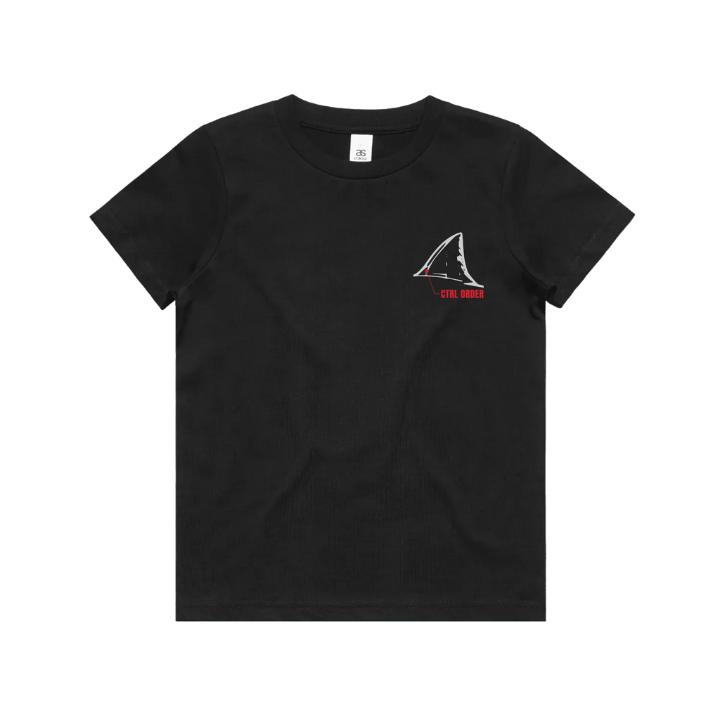 Black front flat lay