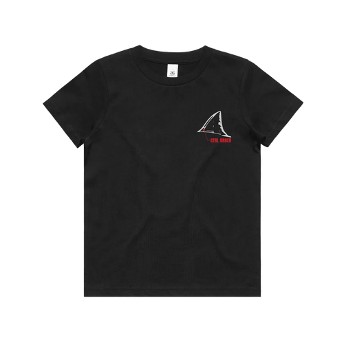 Black front flat lay